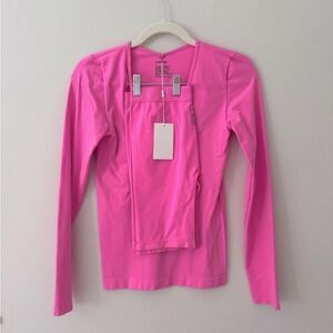 ⭕️ HELMUT LANG Set 2 Piece Sport Top and Bottom Pink M S